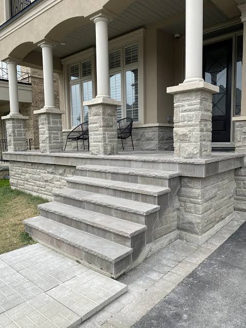 Front steps rebuild by Apex Property & Roof Restorations